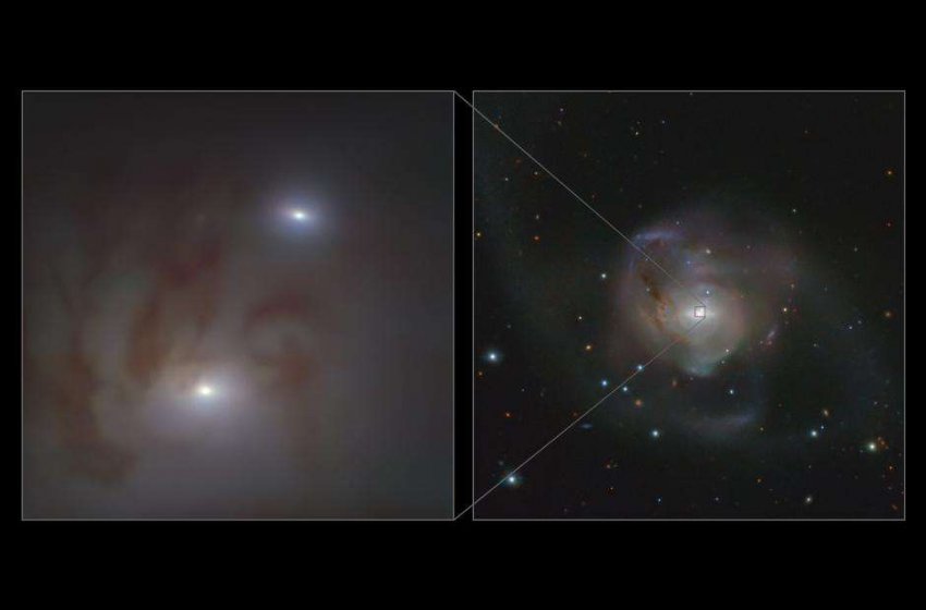 Астрономы обнаружили ближайшую пару сверхмассивных черных дыр